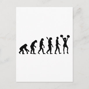 Evolution Cheerledare Vykort