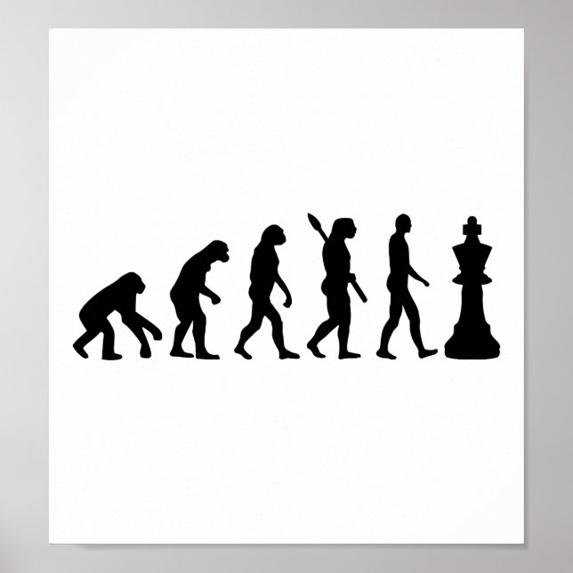 Evolution Chess kung Poster (Framsidan)
