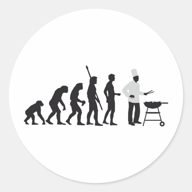 evolution chief runt klistermärke (Framsida)
