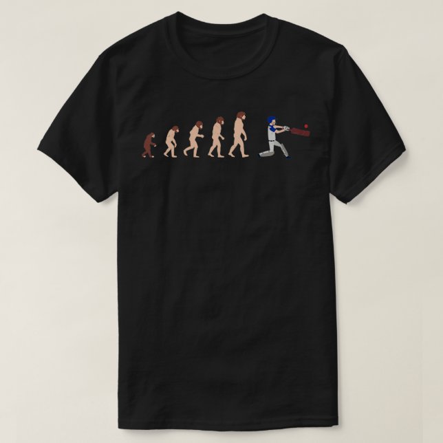 Evolution Cricket Funny Gift Idea T Shirt (Design framsida)