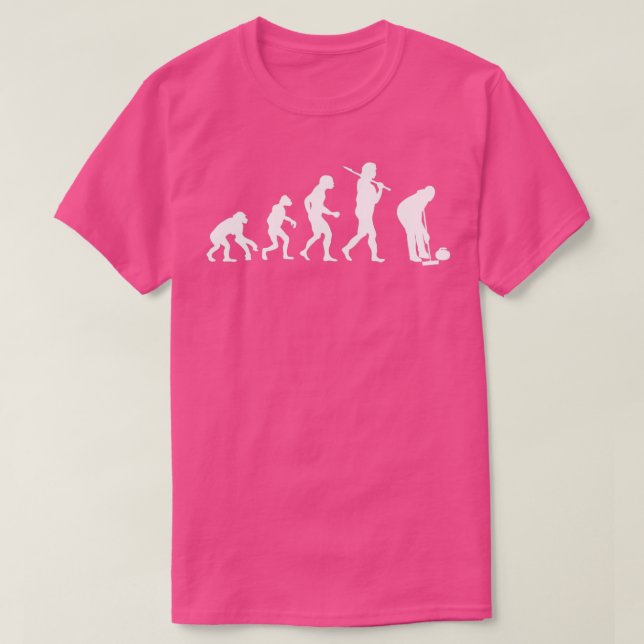 Evolution Curling 1 T Shirt (Design framsida)