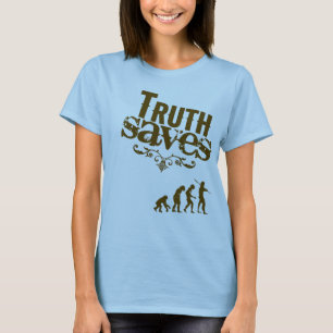 Evolution (damer) t-shirt