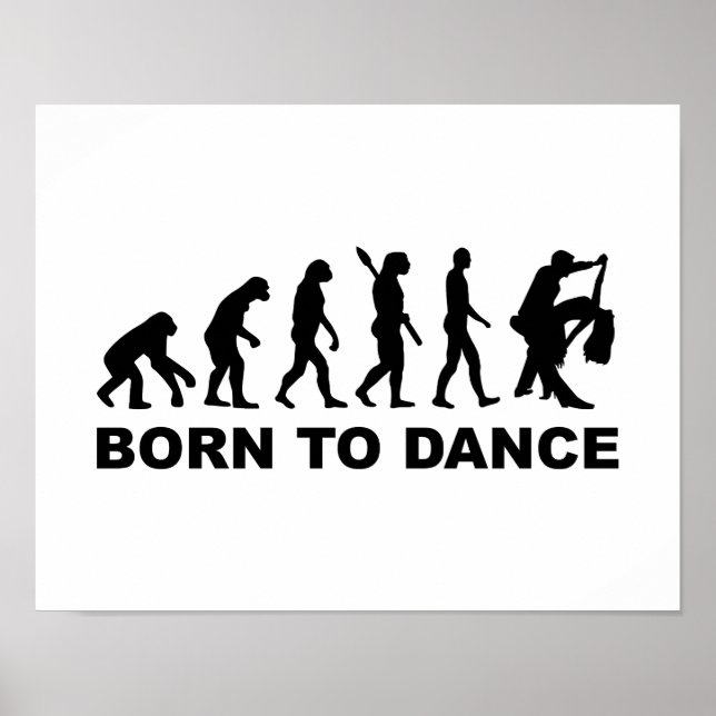 Evolution dans född till dans poster (Framsidan)