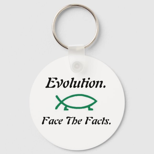 Evolution-Darwin Fish Nyckelring (Framsida)