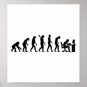 Evolution-datorkontor Poster