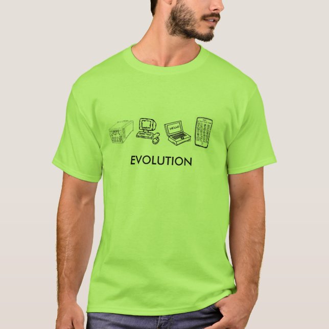 Evolution...... datorstil tee (Framsida)