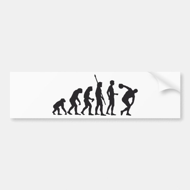 evolution discus thrower bildekal (Framsidan)
