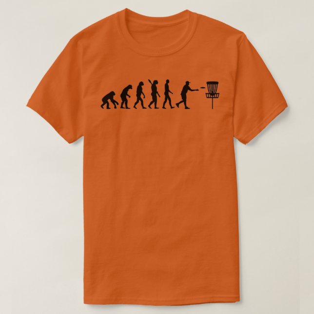 Evolution Disk golf T Shirt (Design framsida)