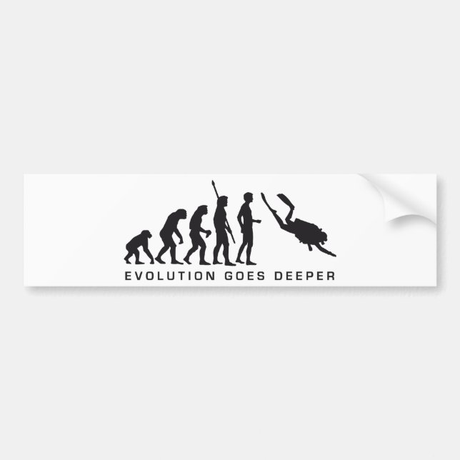 evolution diving bildekal (Framsidan)