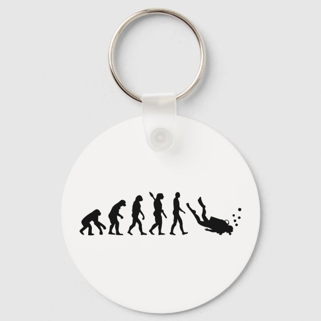 Evolution Diving Nyckelring (Framsida)