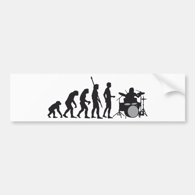 evolution drummer bildekal (Framsidan)