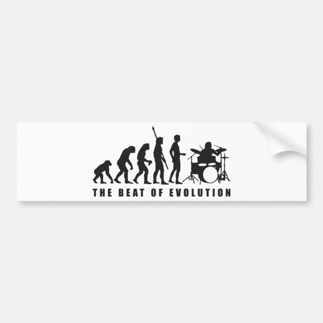 evolution drummer bildekal (Framsidan)