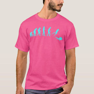 Evolution Dyka Ocean Sea Diving Älskare Scub T Shirt