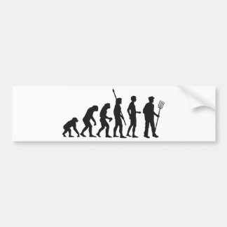 evolution farmer bildekal