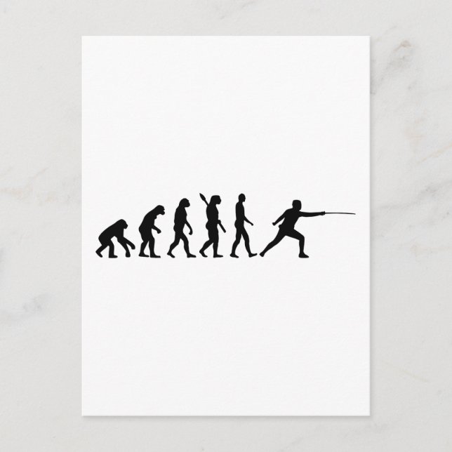 Evolution Fencing Vykort (Framsida)