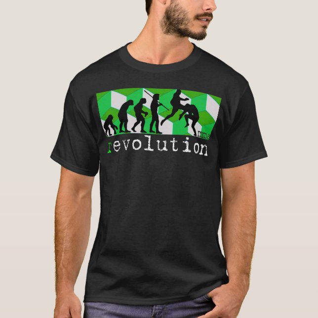 evolution för Muttahida Majlis-E-Amal (r) Tee (Framsida)