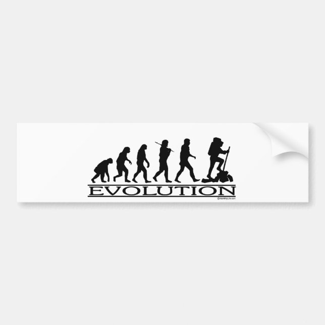 Evolution - fotvandra bildekal (Framsidan)