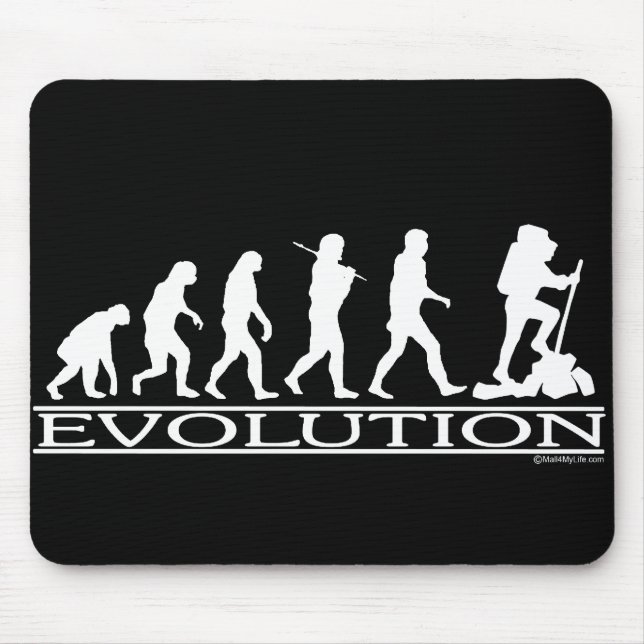 Evolution - fotvandra musmatta (Framsidan)