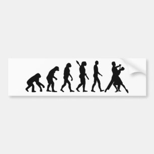 Evolution foxtrot dansen bildekal