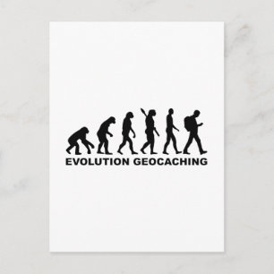 Evolution Geocaching Vykort