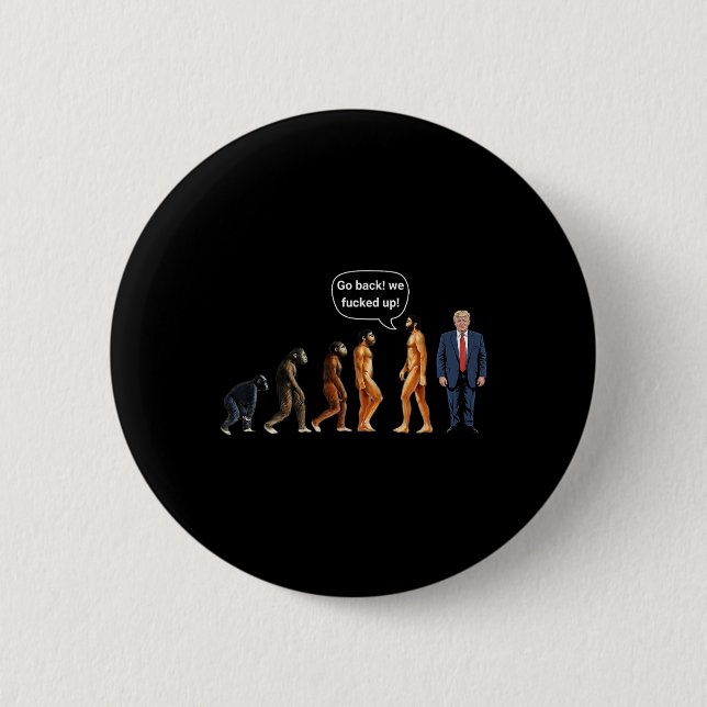 Evolution Go Ck We Ed Up Donald Trump  Knapp (Framsida)