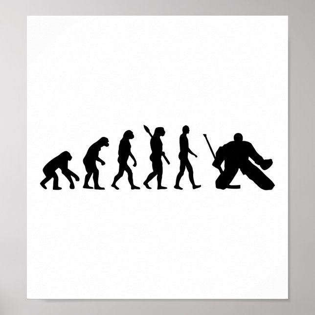 Evolution Goalie Hockey Poster (Framsidan)