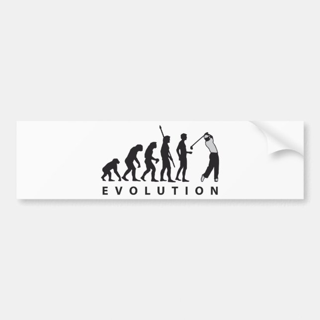 evolution golf bildekal (Framsidan)