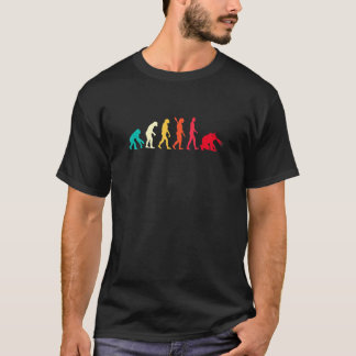 Evolution Grafik Grottutforskning Spelunking Spele T Shirt