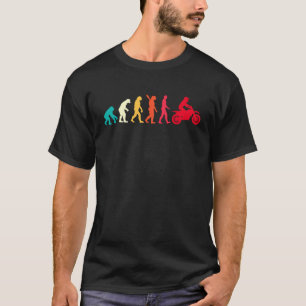 Evolution Graphic Dirt Biker Motorcycle Enduro Mot T Shirt