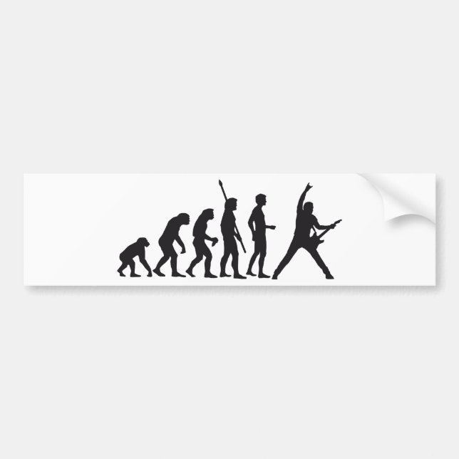 evolution guitar bildekal (Framsidan)