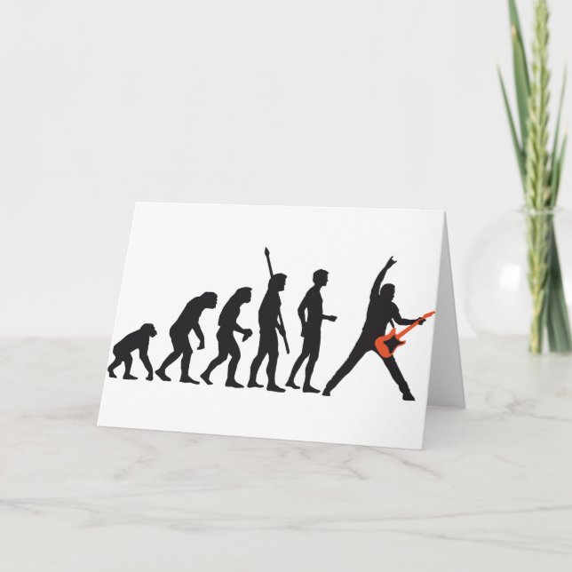 evolution guitar kort (Framsida)