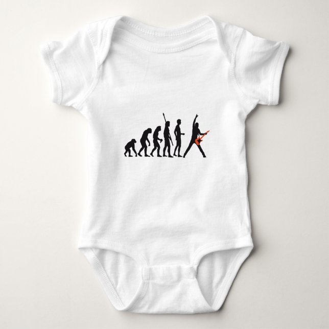 evolution guitar tee (Framsida)