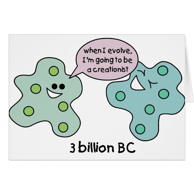 Evolution Hälsningskort (Framsidan Horizontal)