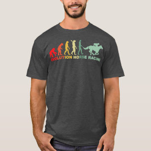 Evolution Horse Tävla Retro Equestrian Derby Kosty T Shirt