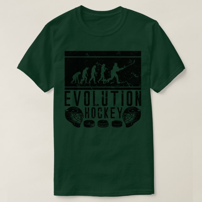 Evolution Ice Hockey T Shirt (Design framsida)