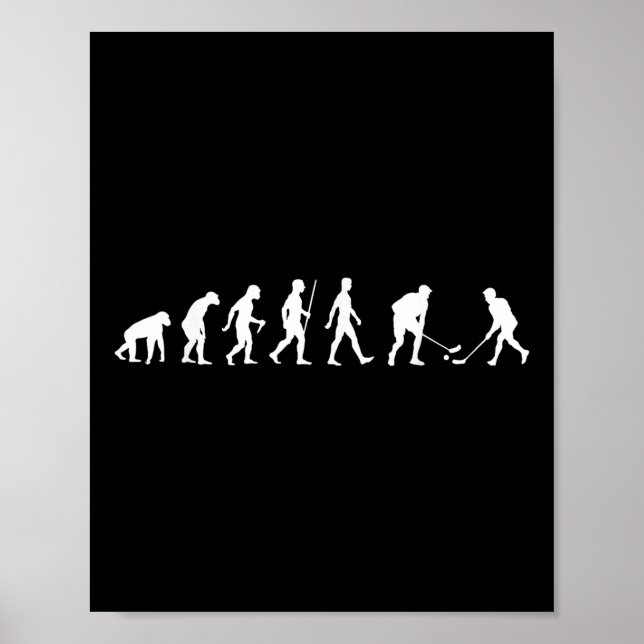 Evolution Indoor Hockey Utveckling Hockeyspelare  Poster (Framsidan)