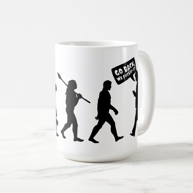 Evolution Ironi Silhuett Kaffemugg (Framsida höger)