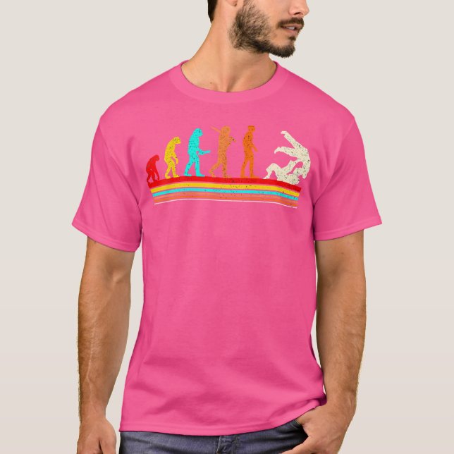 Evolution Judo Martial Arts Funny Judo T Shirt (Framsida)