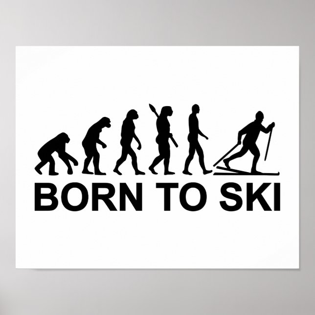 Evolution Kor-land skiing Poster (Framsidan)