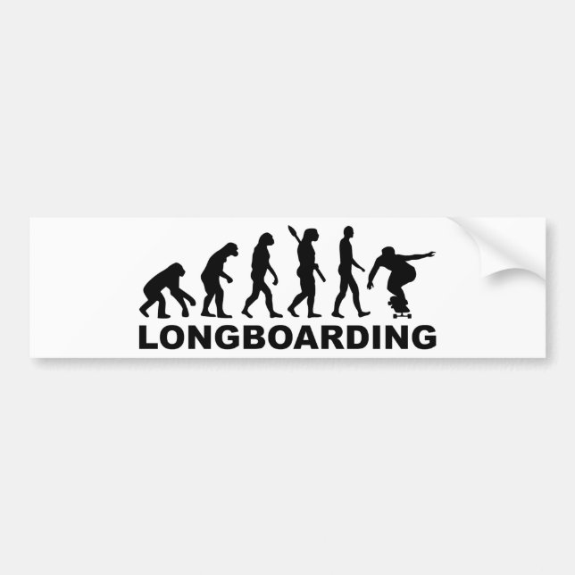 Evolution Longboarding Bildekal (Framsidan)