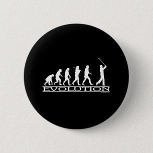 Evolution - man - Golf Knapp