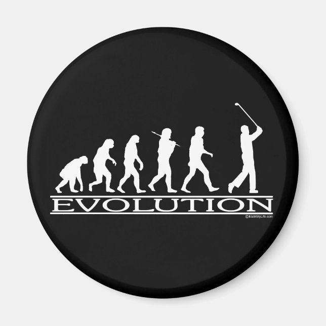 Evolution - Man - Golf Magnet (Framsidan)