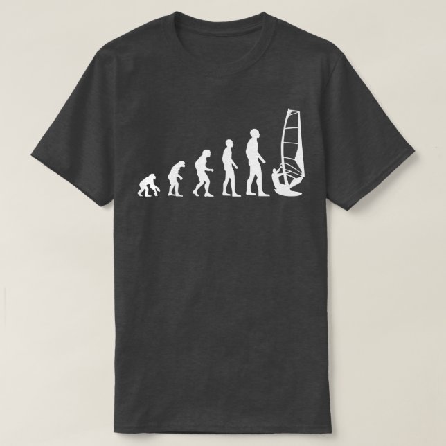 Evolution Manar Windsurfing Funny Gift Idea T Shirt (Design framsida)