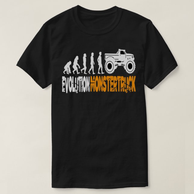Evolution Monster Lastbil 2 T Shirt (Design framsida)