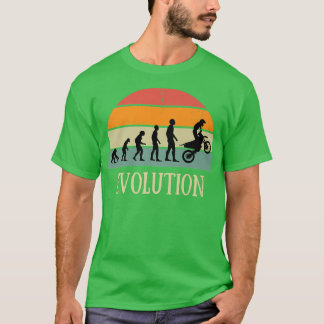 Evolution motocross gift enduro humour moto cross  t shirt