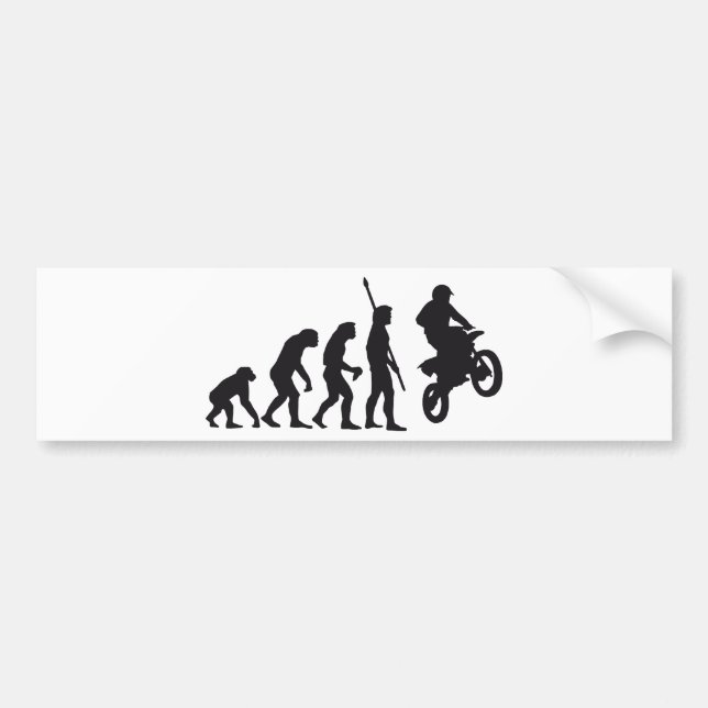 evolution motorbike bildekal (Framsidan)