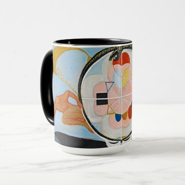 Evolution No.13 av Hilma af Klint Mugg (Framsida vänster)