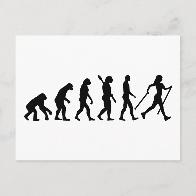 Evolution Nordic Walking Vykort (Framsida)