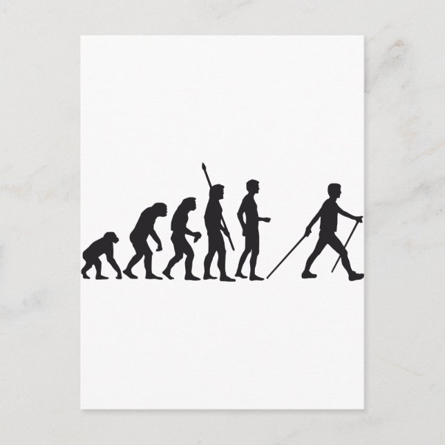 evolution nordiska promenader vykort (Framsida)