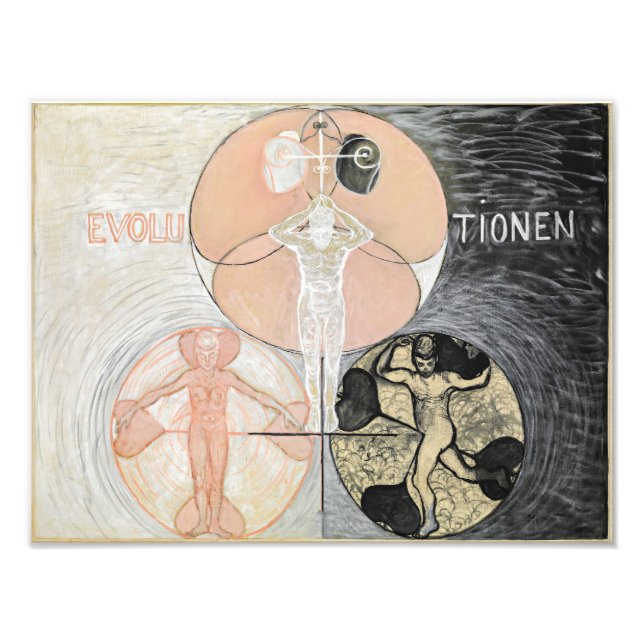 Evolution nr 2 | Hilma af Klint |  Fototryck (Framsidan)